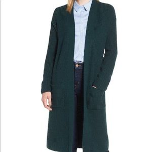 Halogen Long Open Front Cardigan